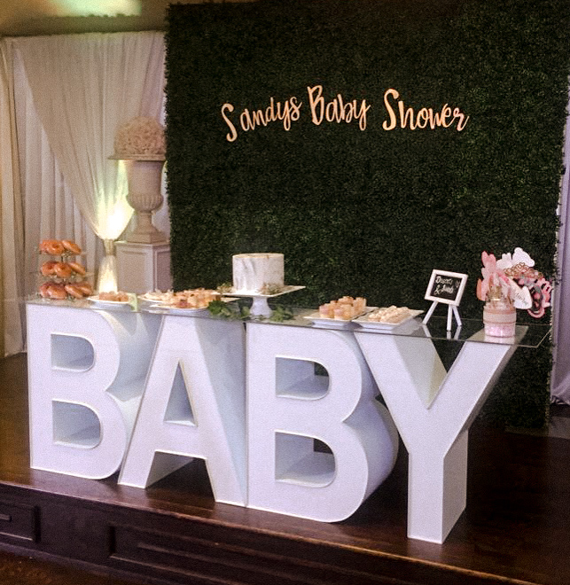 Marquee Letters in Toronto for Baby Showers
