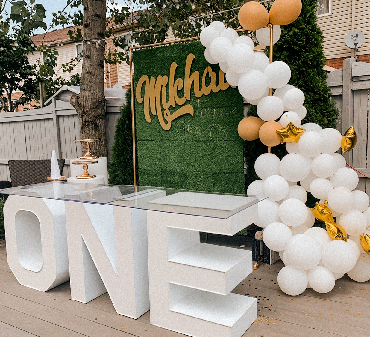 Marquee letters in Toronto for baby showers and baby birthdays