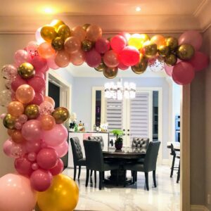 Half arch birthday parties balloon decor in Toronto