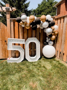 Balloon decor company in Newmarket: options for formal parties