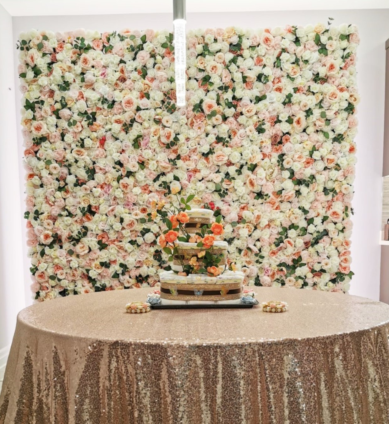 Mixed Flower Wall Rental