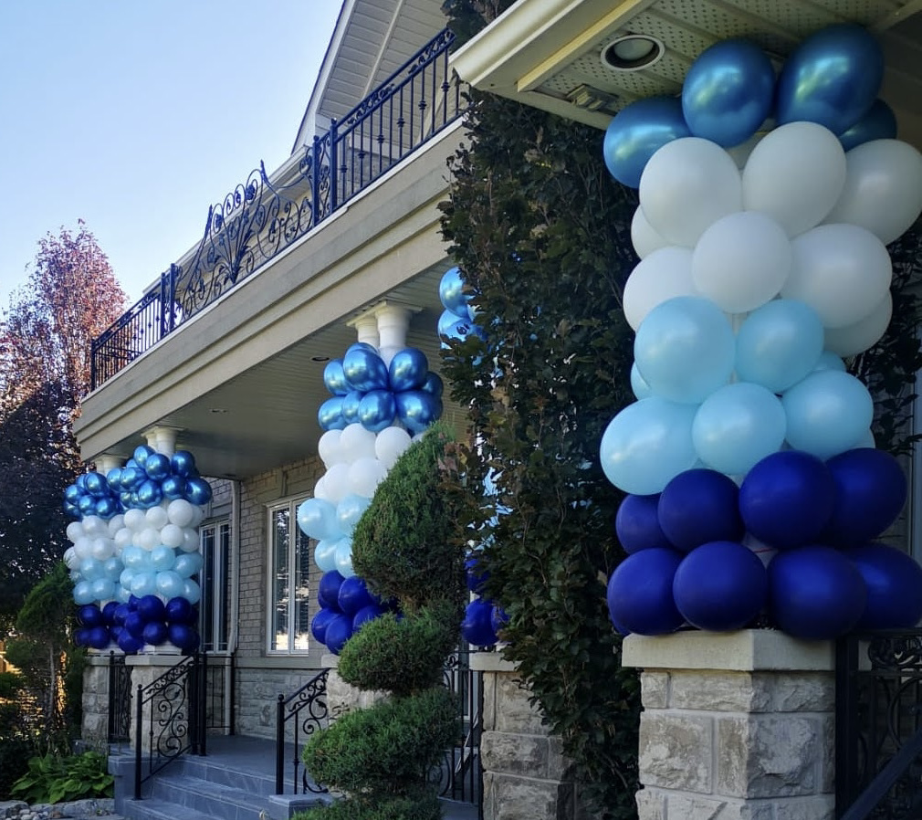 balloon pillars St. thomas