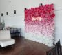 gradient-ombre-flower-wall