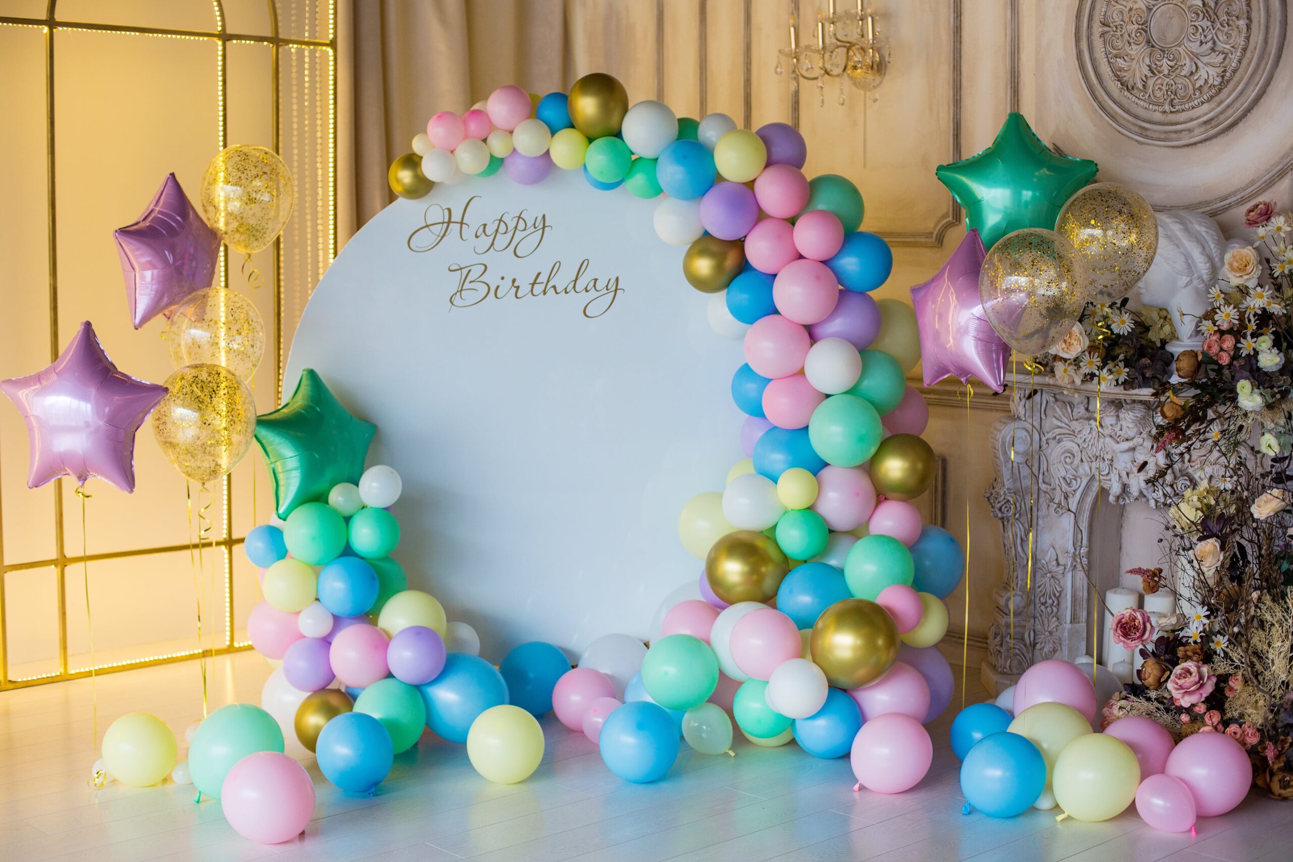 orangeville balloon cluster decor