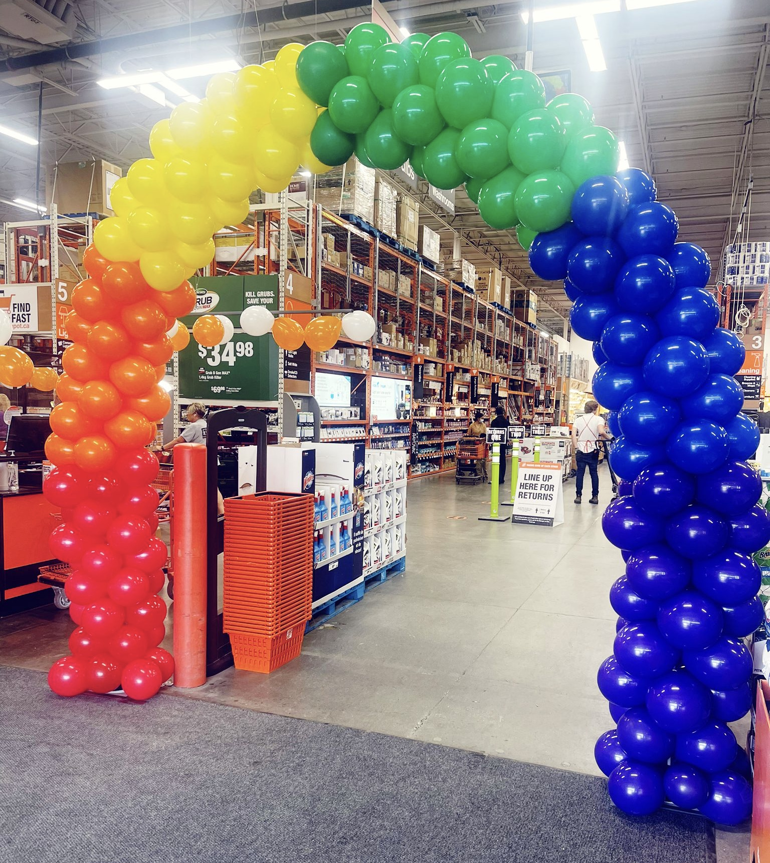 balloon arch rental port stanley